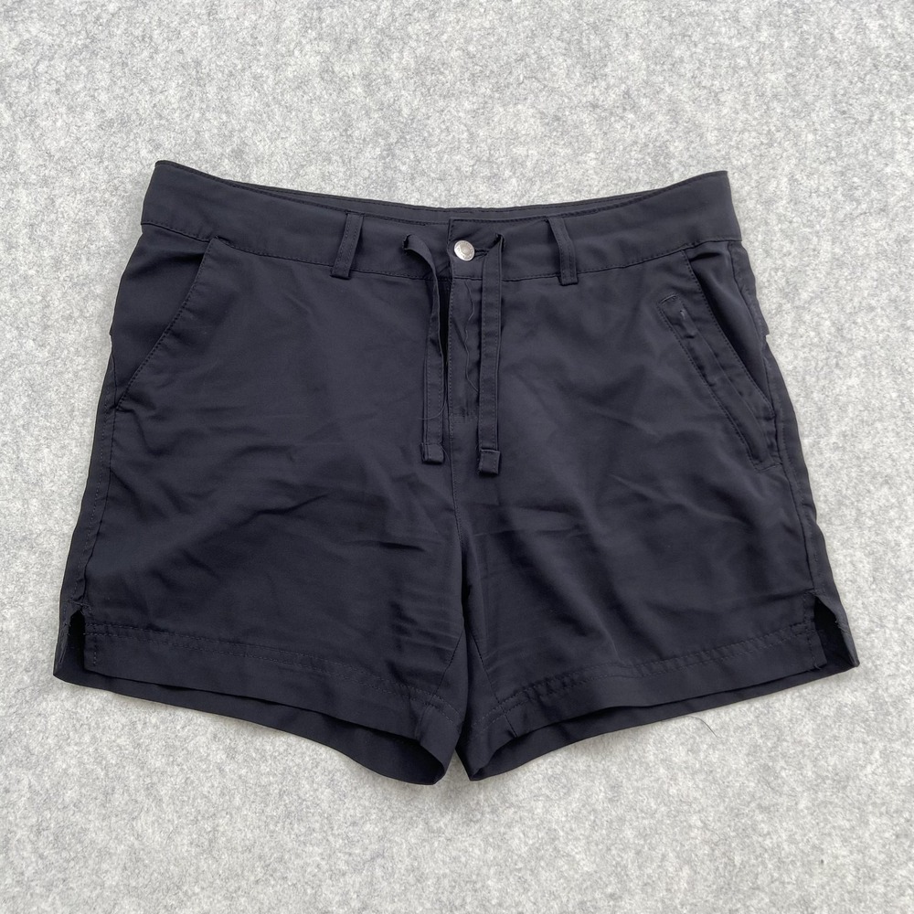 Magellan Outdoors Utility Shorts Womens Large 35x5 Black Hiking Walking Casual